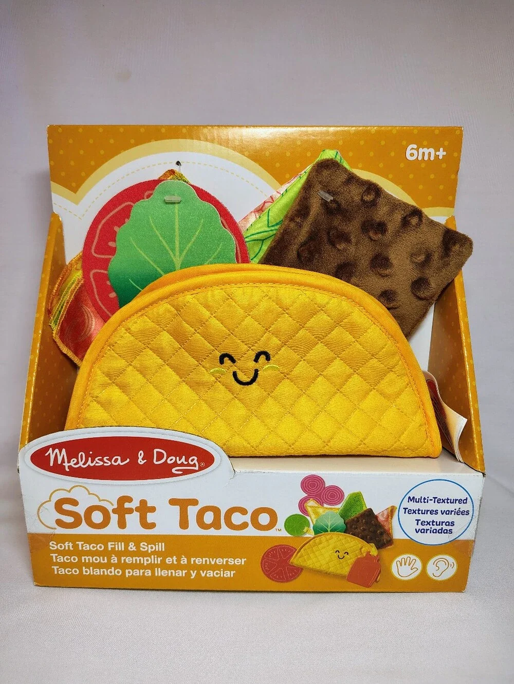 Melissa & Doug Baby Toy Soft Taco Fill & Spill 6+ Months